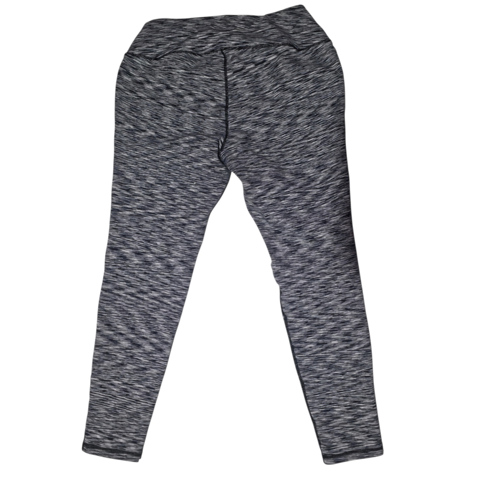 Torrid Active Leggings 1X High Rise Gray Black Heathered Stretch Workout Yoga